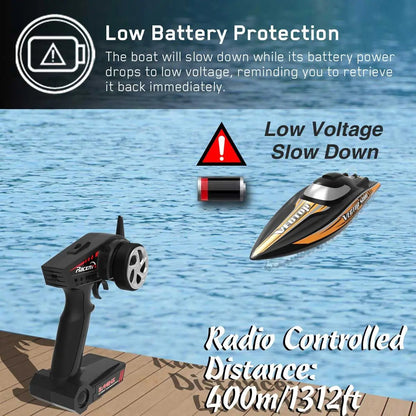 Volantex 798-4 Vector SR80 2.4G Brushless RC Boat 70km/h High Speed Auto Roll Back Waterproof Speedboat RTR/ARTR