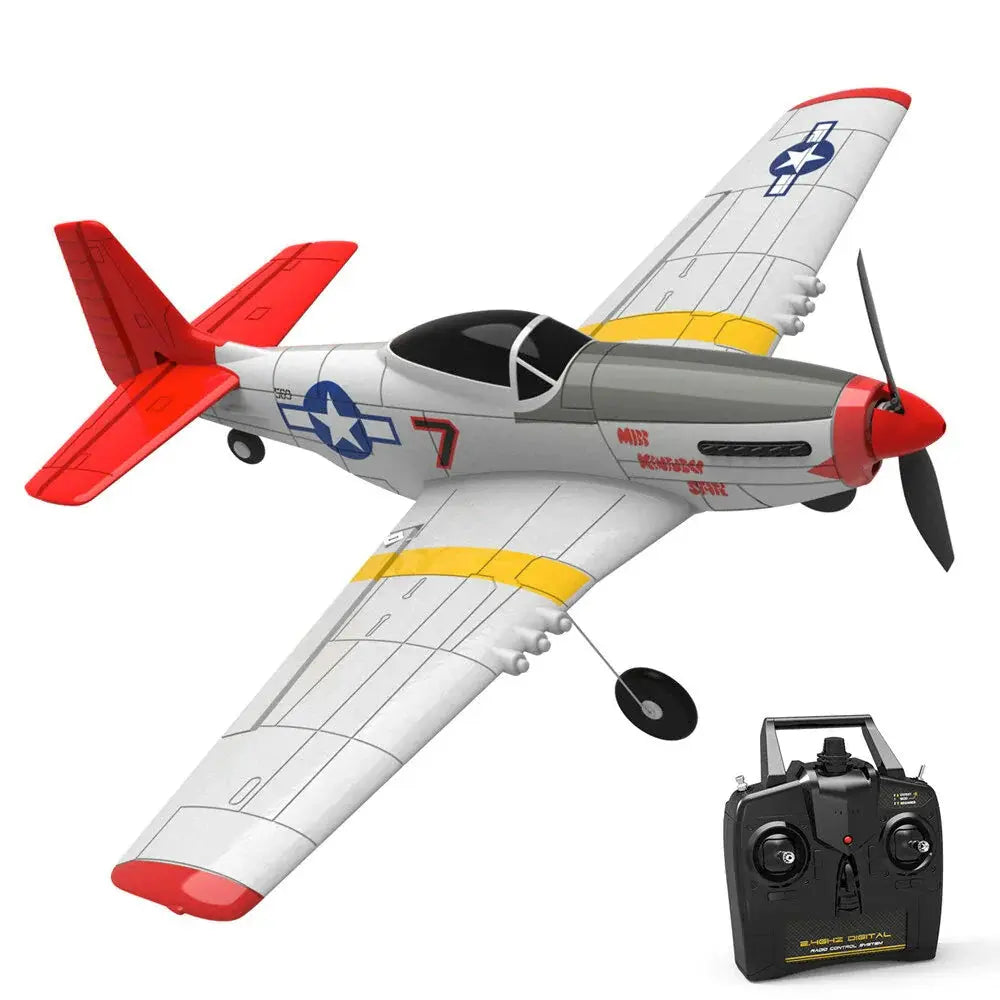 Volantex Mustang P-51D 400mm Wingspan 2.4G 6-Axis Gyro One Key Return EPP Beginner RC Airplane RTF