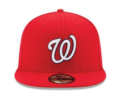 WASHINGTON NATIONALS HOME COLLECTION 59FIFTY FITTED-ON-FIELD COLLECTION-RED