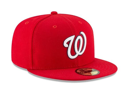 WASHINGTON NATIONALS HOME COLLECTION 59FIFTY FITTED-ON-FIELD COLLECTION-RED