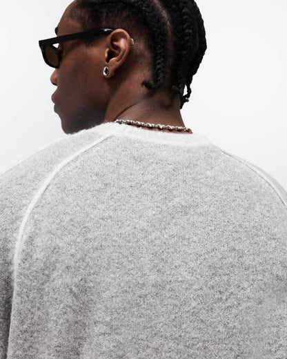 Represent Laurel Knit Sweater in Sun Fade Grey