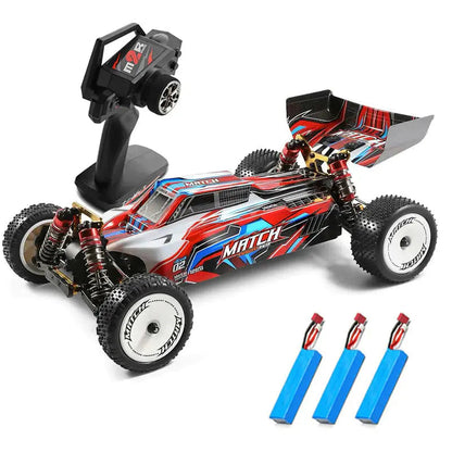 Wltoys 104001 1/10 4WD Brushed RC Car 45km/h Metal Chassis Alloy Off-Road Racing RTR