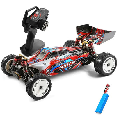 Wltoys 104001 1/10 4WD Brushed RC Car 45km/h Metal Chassis Alloy Off-Road Racing RTR