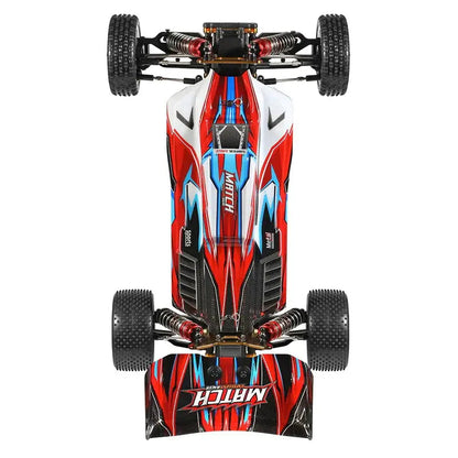 Wltoys 104001 1/10 4WD Brushed RC Car 45km/h Metal Chassis Alloy Off-Road Racing RTR