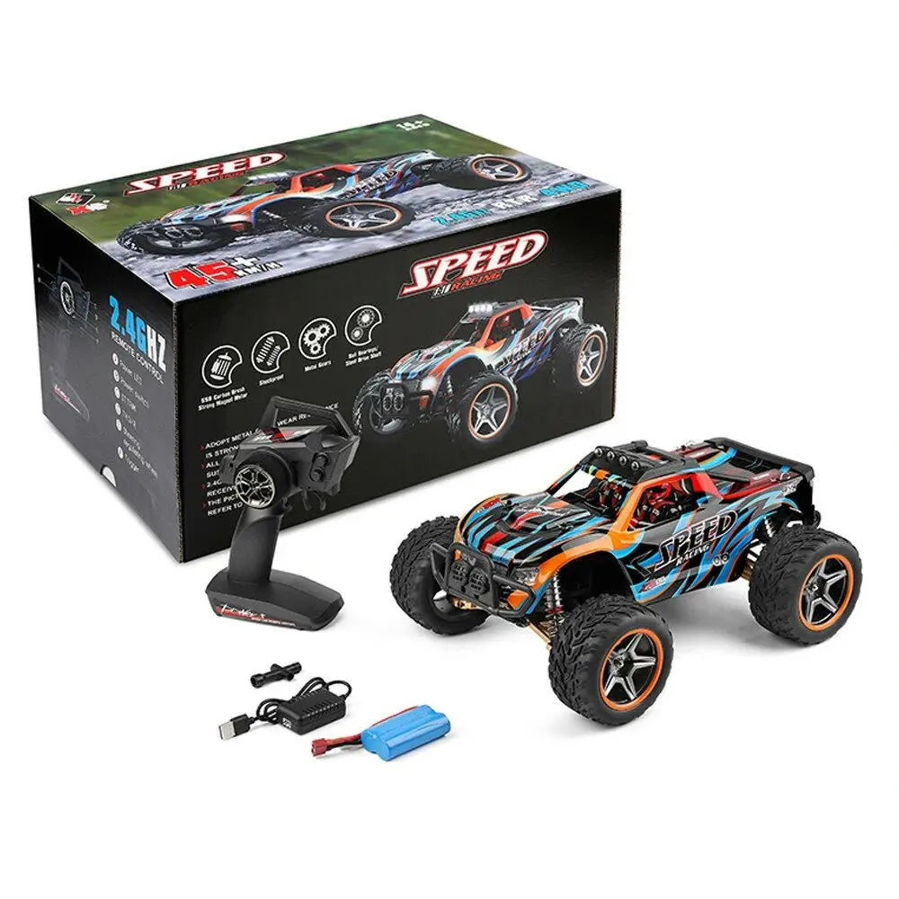Wltoys 104009 1/10 Scale 4WD Brushed RC Car 50km/h High Speed Off-Road Climbing Drift RTR