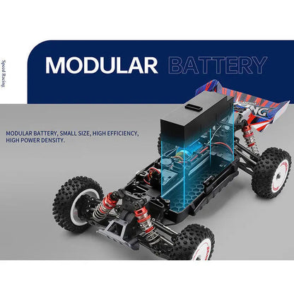 Wltoys 124008 1/12 4WD Brushless RC Car 60km/h High Speed Off-Road Drift Racing RTR