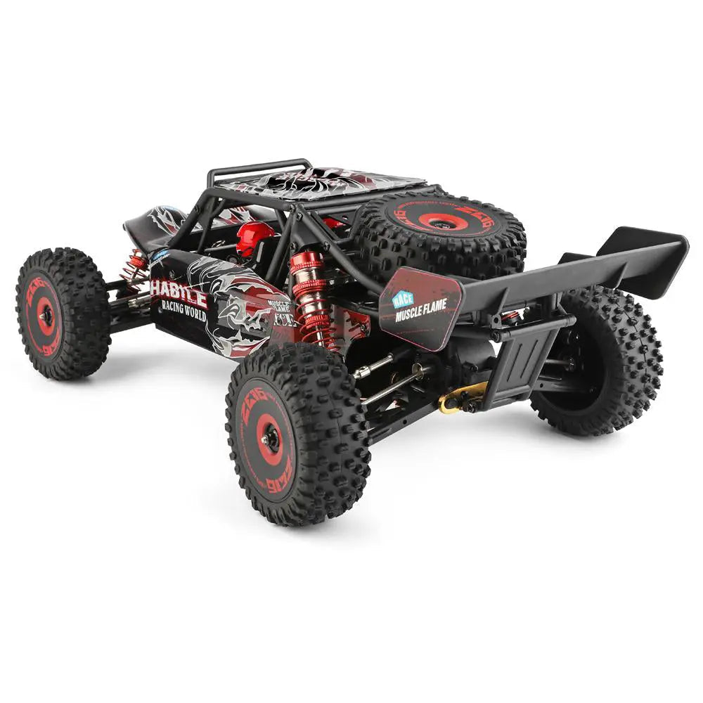 Wltoys 124016 1/12 Scale 4WD Brushless RC Car 75km/h High Speed Desert Off-Road Drift RTR