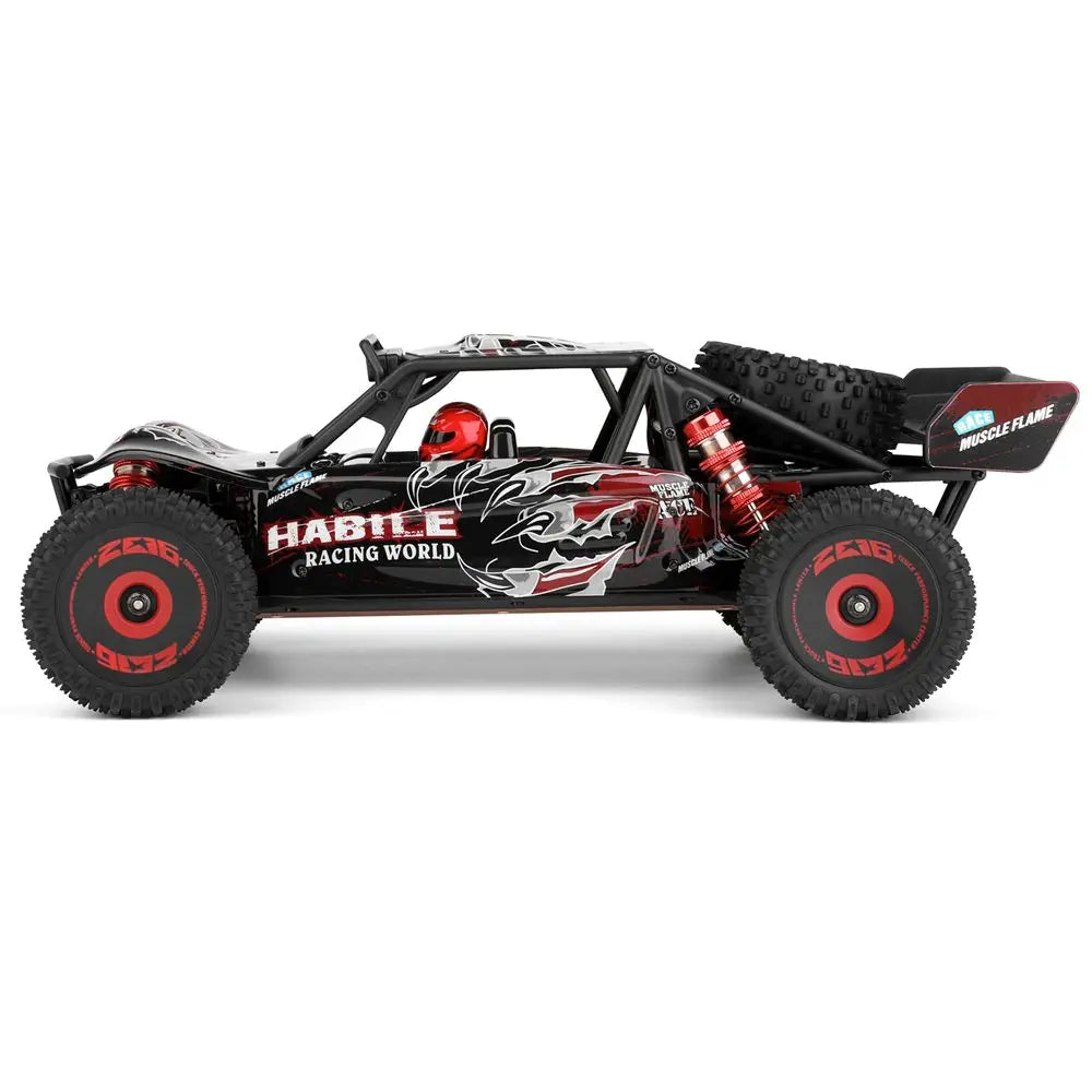 Wltoys 124016 1/12 Scale 4WD Brushless RC Car 75km/h High Speed Desert Off-Road Drift RTR