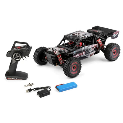 Wltoys 124016 1/12 Scale 4WD Brushless RC Car 75km/h High Speed Desert Off-Road Drift RTR