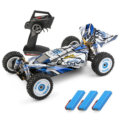Wltoys 124017 1/12 4WD Brushless RC Car 75km/h High Speed Metal Chassis Off-Road Drift RTR