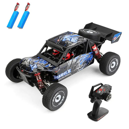 Wltoys 124018 1/12 Scale 4WD Brushed RC Car 60km/h High Speed Metal Chassis Off-Road Drift RTR