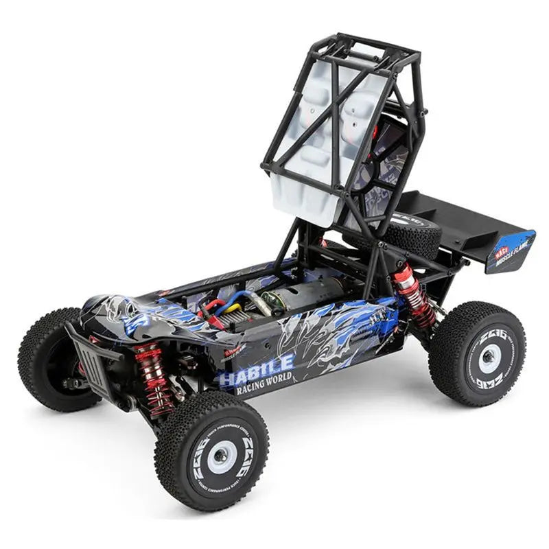 Wltoys 124018 1/12 Scale 4WD Brushed RC Car 60km/h High Speed Metal Chassis Off-Road Drift RTR