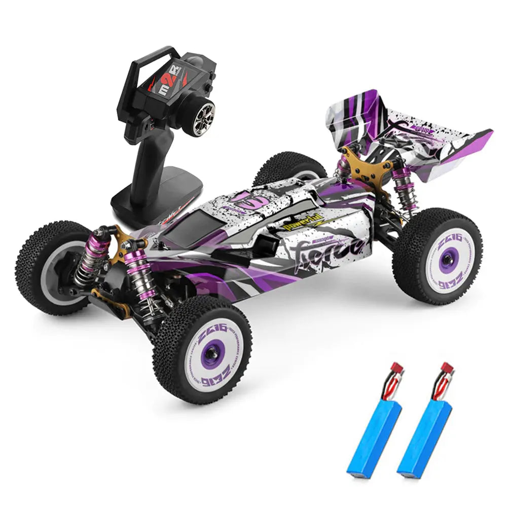 Wltoys 124019 1/12 Scale 4WD Brushed RC Car 60km/h Metal Chassis Off-Road Climbing Drift RTR