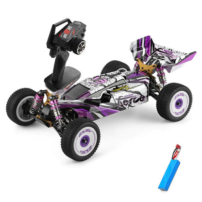Wltoys 124019 1/12 Scale 4WD Brushed RC Car 60km/h Metal Chassis Off-Road Climbing Drift RTR