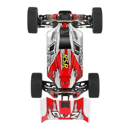 Wltoys 144001 1/14 Scale 4WD Brushed RC Car 70km/h High Speed Off-Road Racing Drift RTR