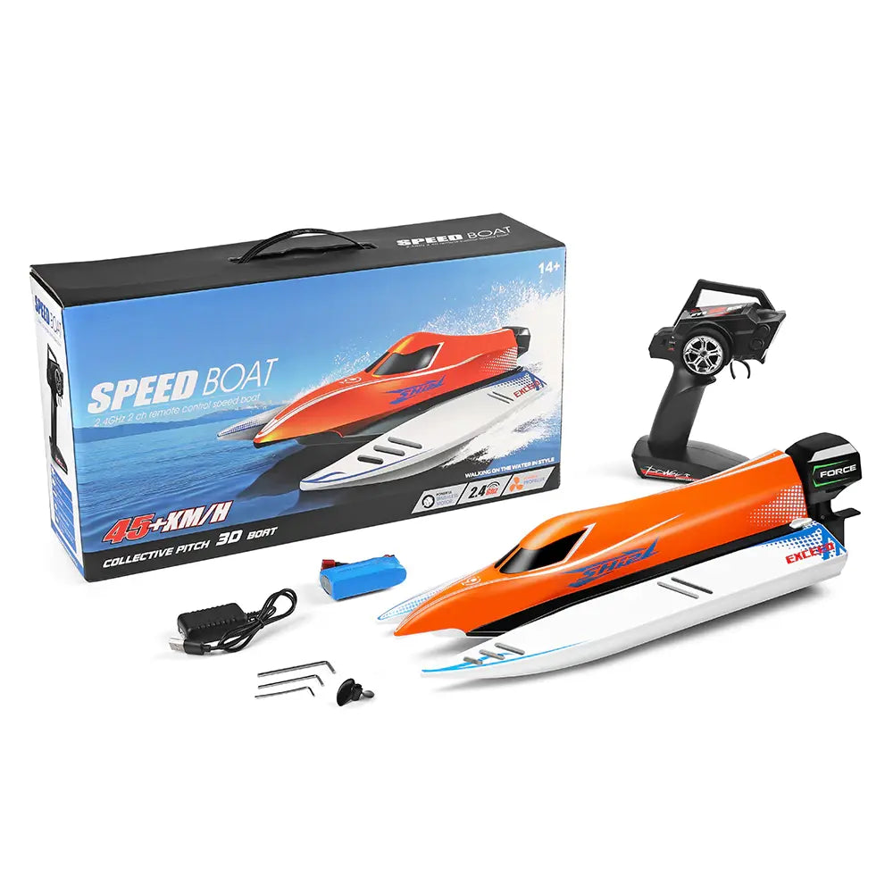 WLtoys WL915-A F1 2.4G Brushless RC Boat 45km/h High Speed Racing Speedboat RTR