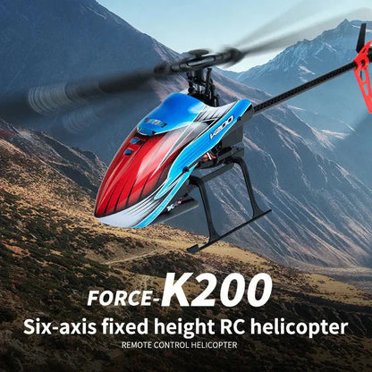 WLtoys XK K200 2.4G 4CH RC Helicopter 6-Axis Gyroscope Altitude Hold Optical Flow RTF