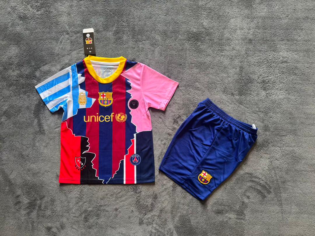 Kids Messi Jersey All Club Team 25/26 Football Kit Soccer Jersey