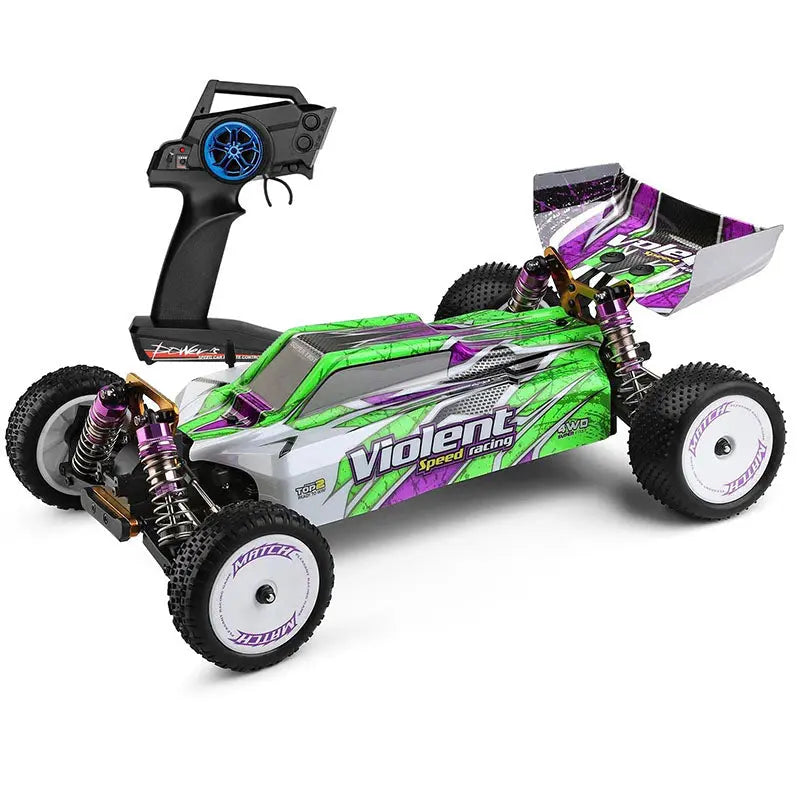 Wltoys 104002 1/10 4WD Brushless RC Car 60km/h Metal Chassis High Speed Off-Road Drift RTR