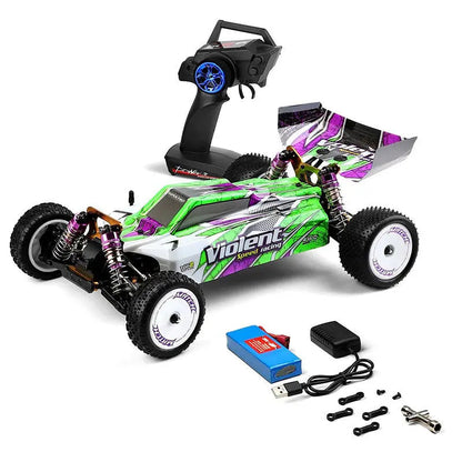 Wltoys 104002 1/10 4WD Brushless RC Car 60km/h Metal Chassis High Speed Off-Road Drift RTR