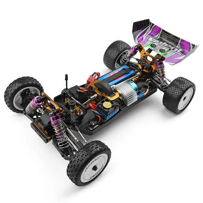 Wltoys 104002 1/10 4WD Brushless RC Car 60km/h Metal Chassis High Speed Off-Road Drift RTR