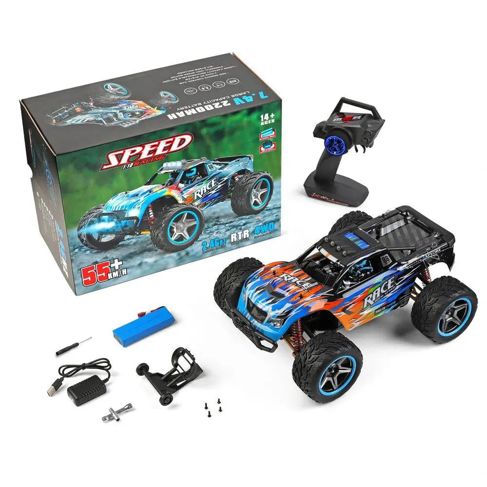 Wltoys 104019 1/10 4WD Brushless RC Car 55km/h High Speed Off-Road Climbing Drift RTR