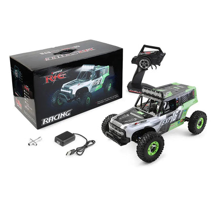 Wltoys 124006 1/12 Scale 4WD Brushless RC Rock Crawler Off-Road Climbing Car LED Light RTR