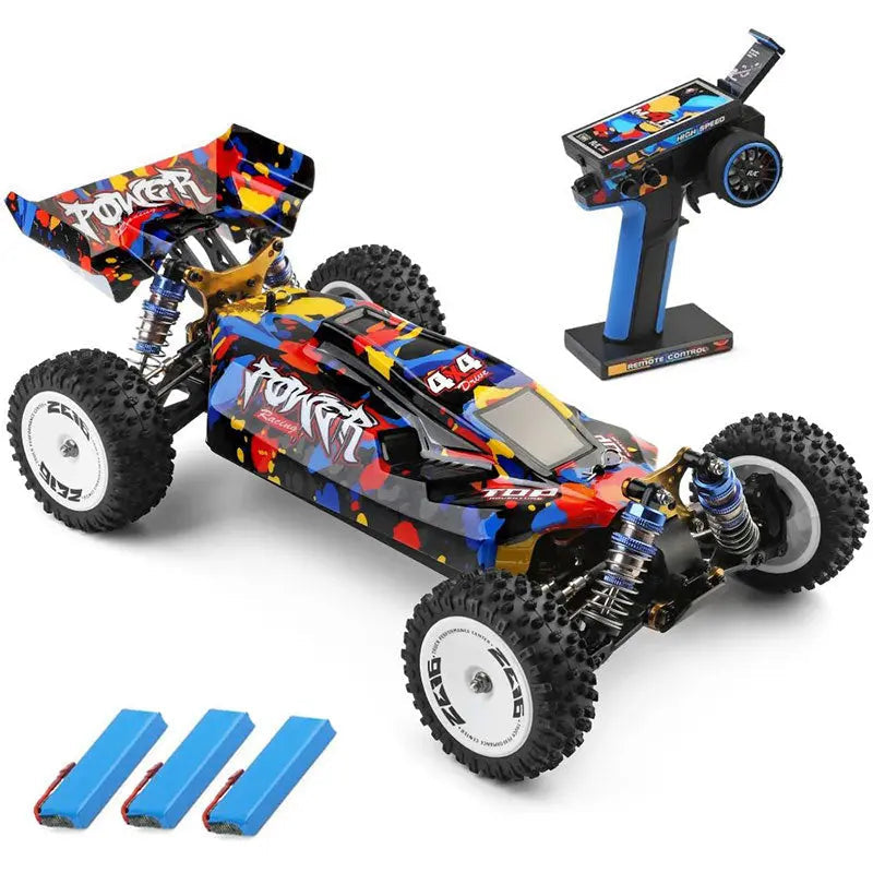 Wltoys 124007 1/12 Scale 4WD Brushless RC Car 75km/h High Speed Off-Road Racing RTR