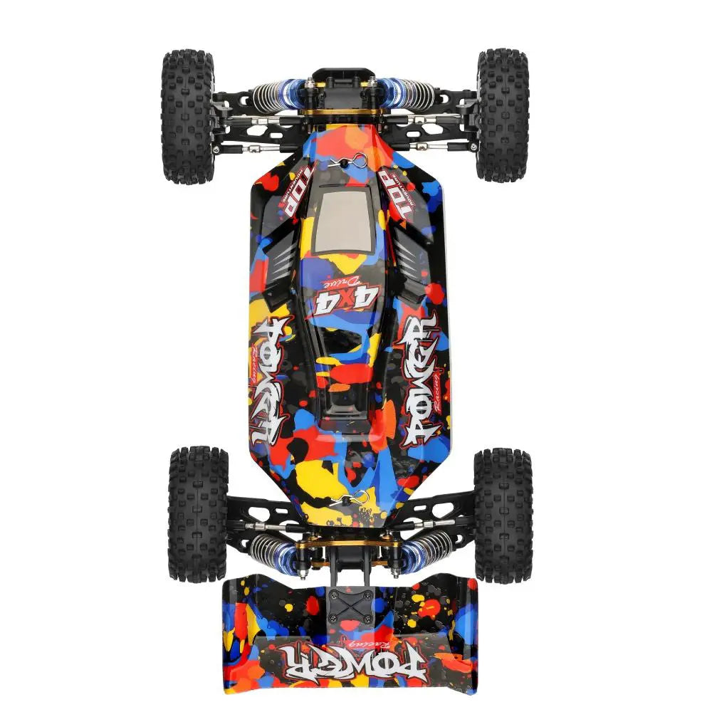 Wltoys 124007 1/12 Scale 4WD Brushless RC Car 75km/h High Speed Off-Road Racing RTR