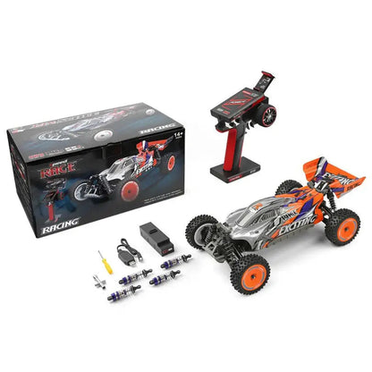 Wltoys 124010 1/12 Scale 4WD Brushless RC Car 55km/h High Speed Off-Road Climbing RTR