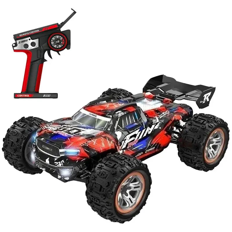 Wltoys 184008 1/18 Scale 4WD Brushless RC Car 70km/h High Speed Off-Road LED Light Truck RTR