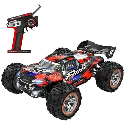 Wltoys 184008 1/18 Scale 4WD Brushless RC Car 70km/h High Speed Off-Road LED Light Truck RTR