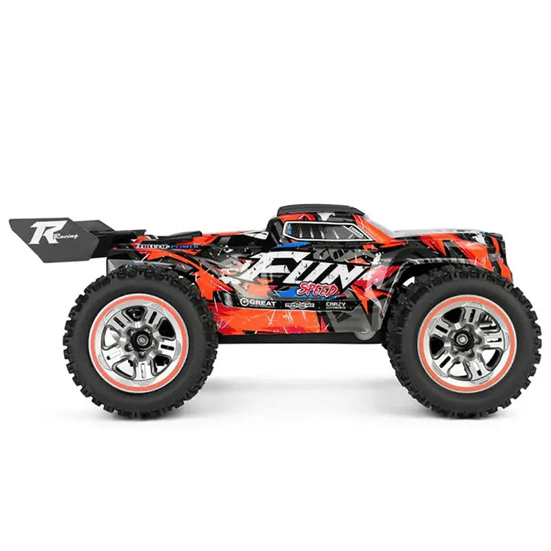 Wltoys 184008 1/18 Scale 4WD Brushless RC Car 70km/h High Speed Off-Road LED Light Truck RTR