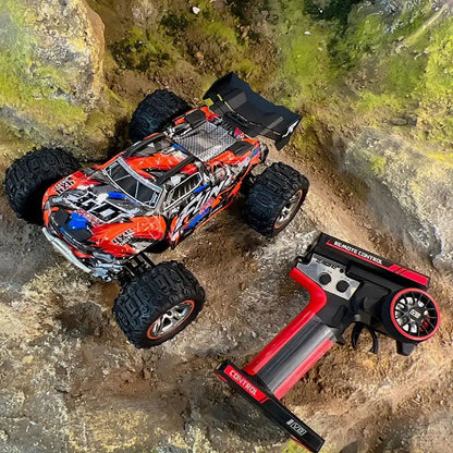Wltoys 184008 1/18 Scale 4WD Brushless RC Car 70km/h High Speed Off-Road LED Light Truck RTR