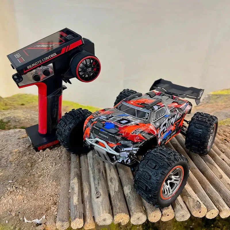 Wltoys 184008 1/18 Scale 4WD Brushless RC Car 70km/h High Speed Off-Road LED Light Truck RTR