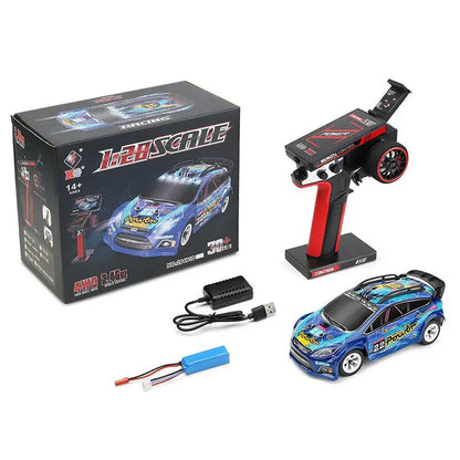 Wltoys 284010 1/28 Scale 4WD Brushed RC Drift Car 2.4G LED Light High Speed Full Proportional RTR