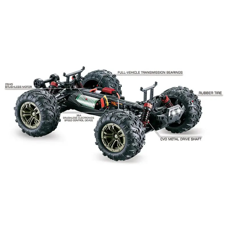 XLH Q903 brushless RC Car Big-feet 1:16 2.4G 4WD 52km/h High Speed RC Off-road Car Toy