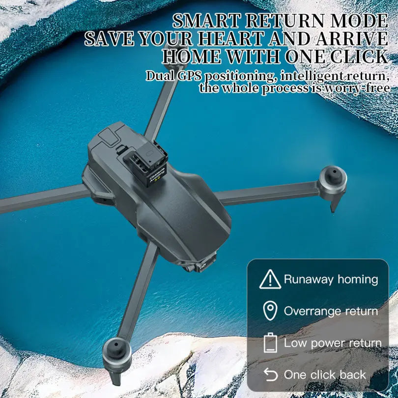 XMR/C M10 Plus 4K Drone with 3-Axis Gimbal, GPS & 5G Obstacle Avoidance