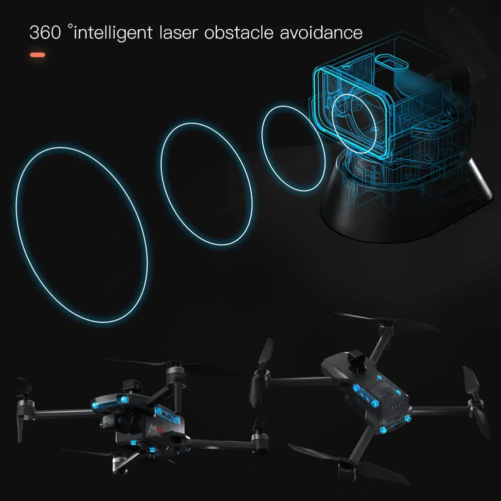 XMR/C M11 Turbo 4K Drone 3-axis Gimbal 6KM FPV GPS Obstacle Avoidance Quadcopter Upgraded Remote Control with Touch Screen