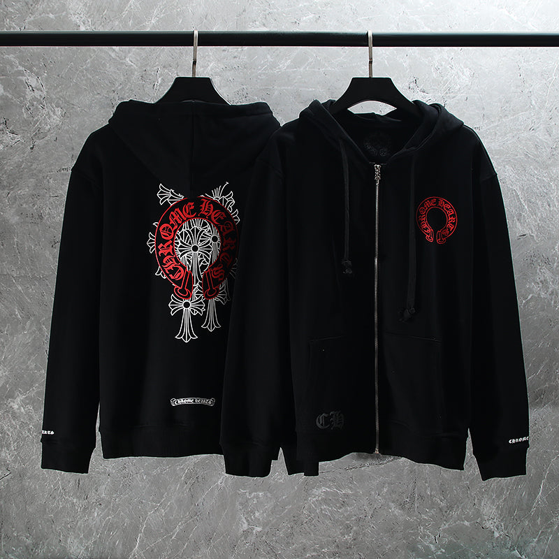 Chrome Hearts Zip Up Hoodie K5005