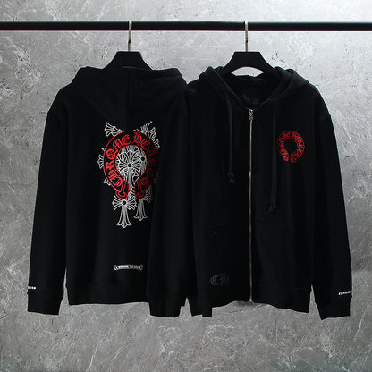 Chrome Hearts Zip Up Hoodie K5005