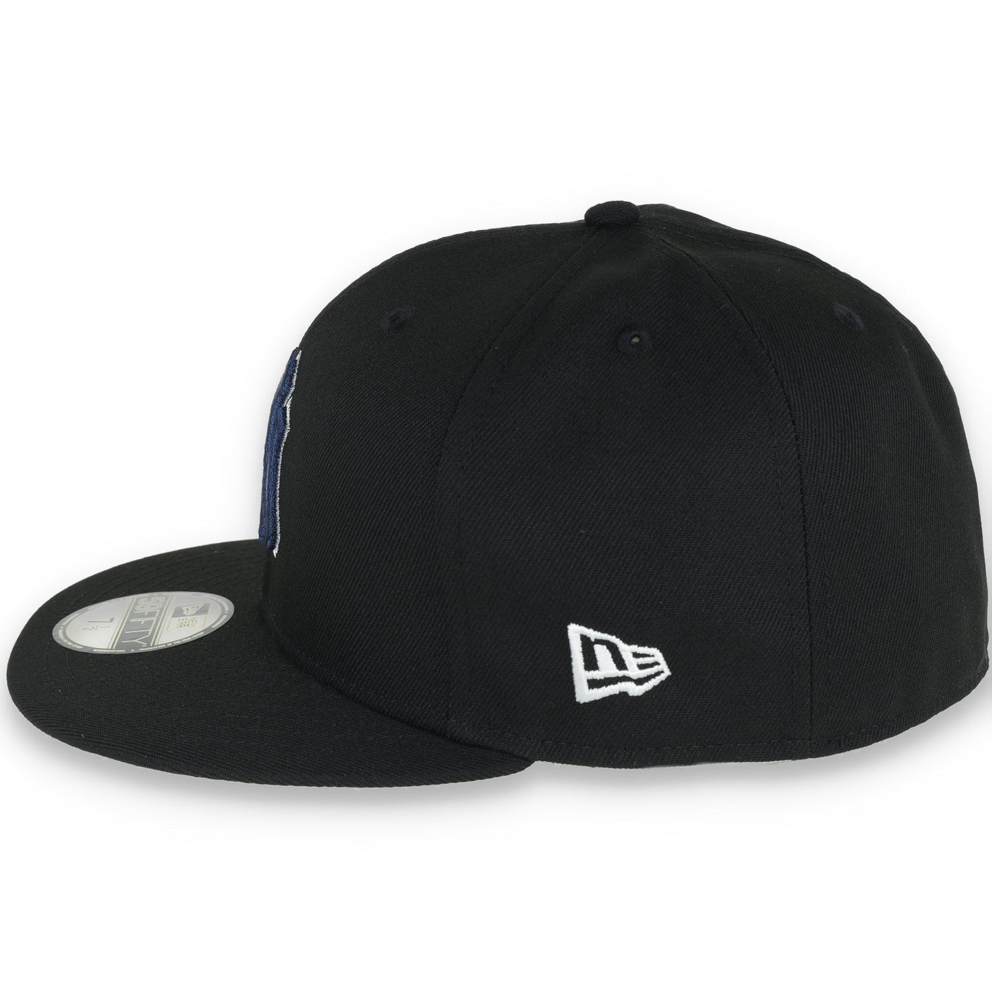 New Era New York Yankees 100th Anniversary Metallic Logo Side Patch 59fifty Fitted-Black