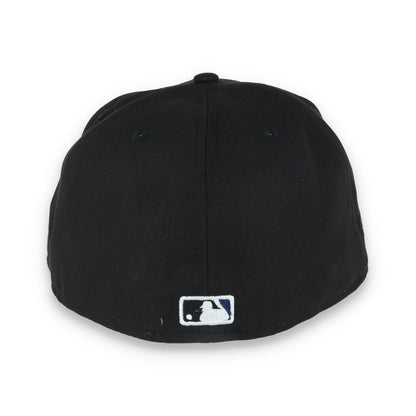New Era New York Yankees 100th Anniversary Metallic Logo Side Patch 59fifty Fitted-Black