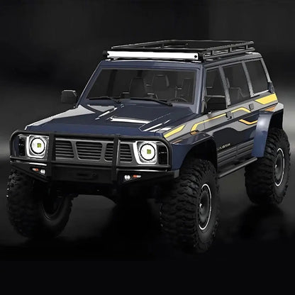 YIKONG YK4107 PRO Brushless 1/10 4WD RC Car Rock Crawler Two Speed Differential Lock LCG Chassis Tank Turn LED Lights Off-Road Climbing Truck