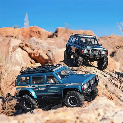 YIKONG YK4107 PRO Brushless 1/10 4WD RC Car Rock Crawler Two Speed Differential Lock LCG Chassis Tank Turn LED Lights Off-Road Climbing Truck