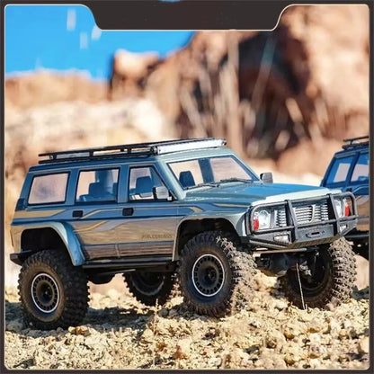 YIKONG YK4107 PRO Brushless 1/10 4WD RC Car Rock Crawler Two Speed Differential Lock LCG Chassis Tank Turn LED Lights Off-Road Climbing Truck