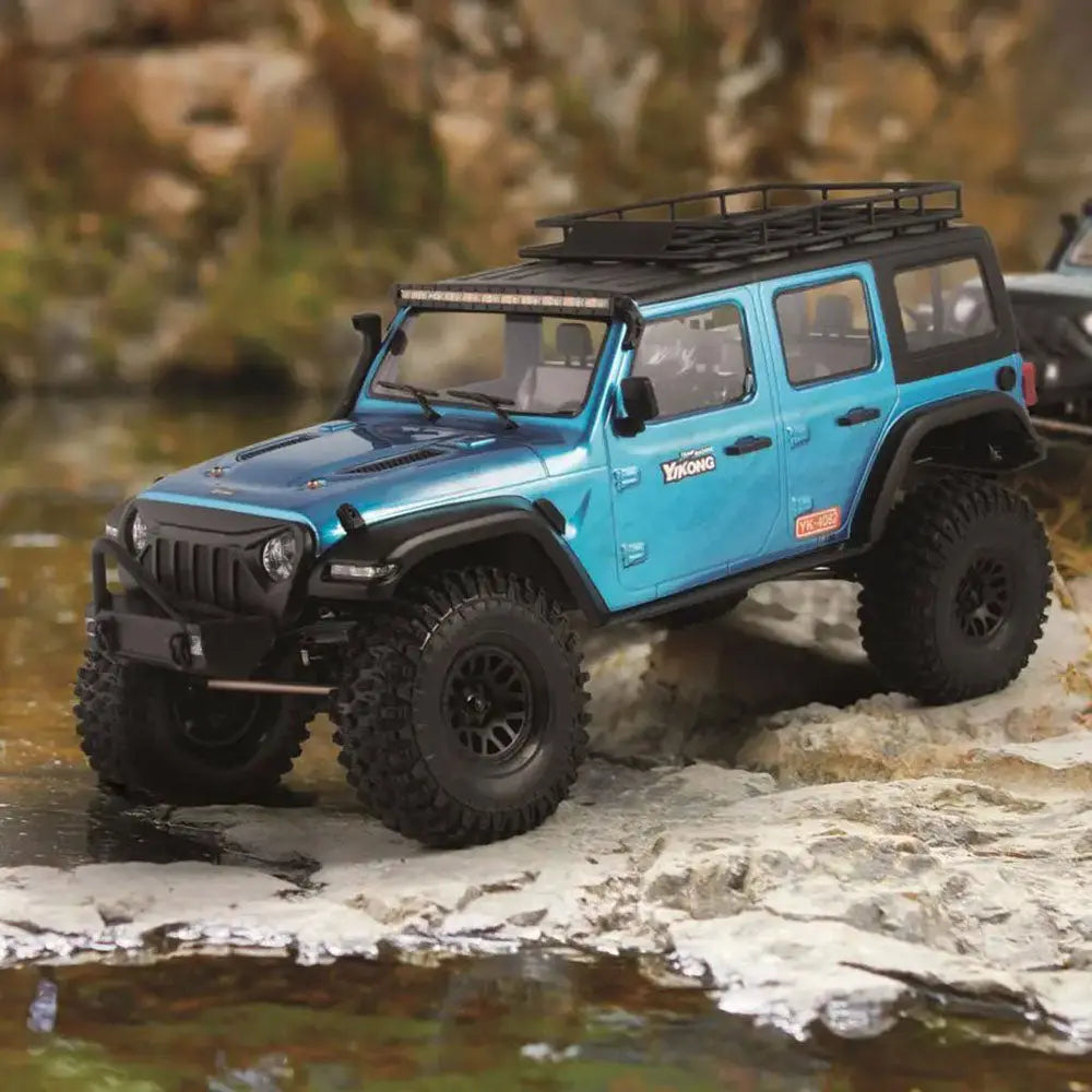 YIKONG YK4082 V3 1/8 Scale 4WD Upgraded RC Rock Crawler Climbing Vehicle LED Light System High Quality RTR