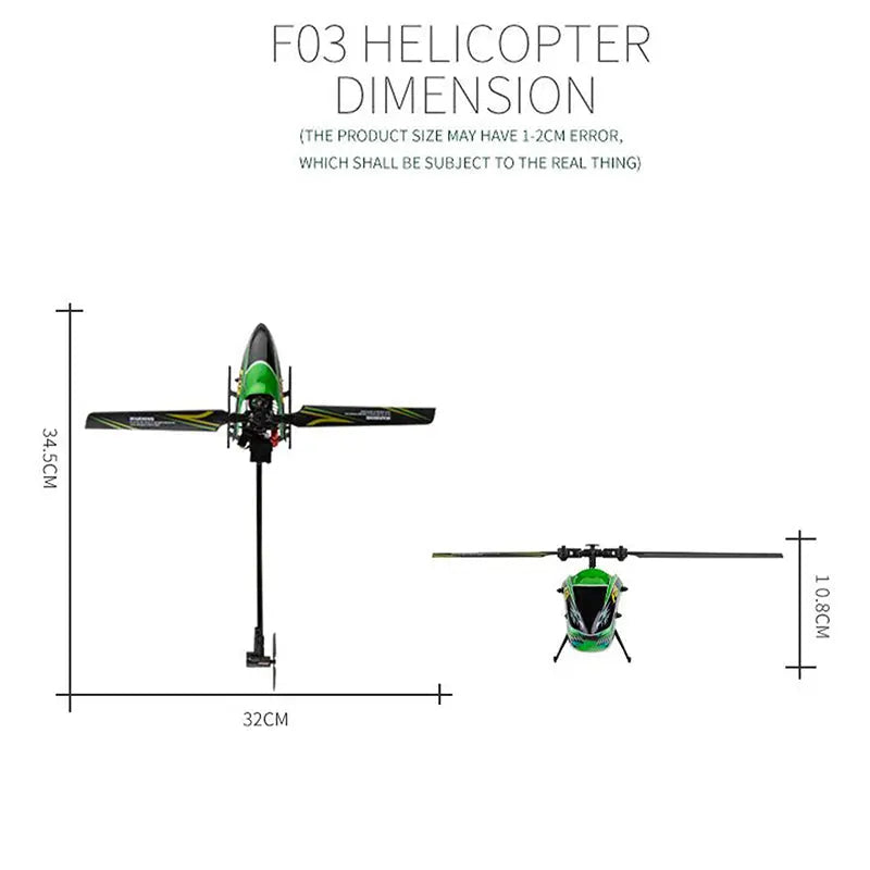 YUXIANG F03 RC Helicopter 2.4G 4CH 6-Axis Gyro Altitude Hold Anti-Collision Beginner RC Aircraft RTF