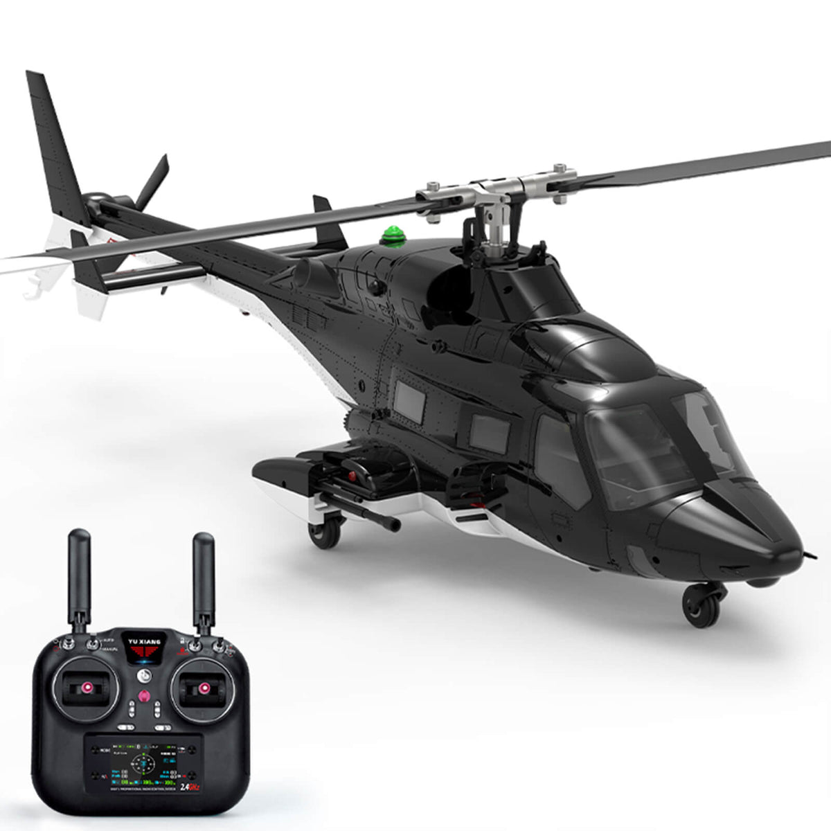 YUXIANG F02S Airwolf 1:34 Scale 2.4G 8CH GPS Positioning 6G/3D Flybarless Aerobatic Professional RC Helicopter