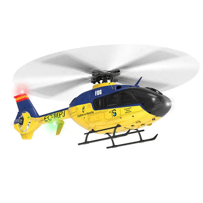 YUXIANG F06 EC135 1:36 Scale 2.4G 6CH Dual Brushless Direct Drive 3D Roll Flybarless RC Helicopter RTF